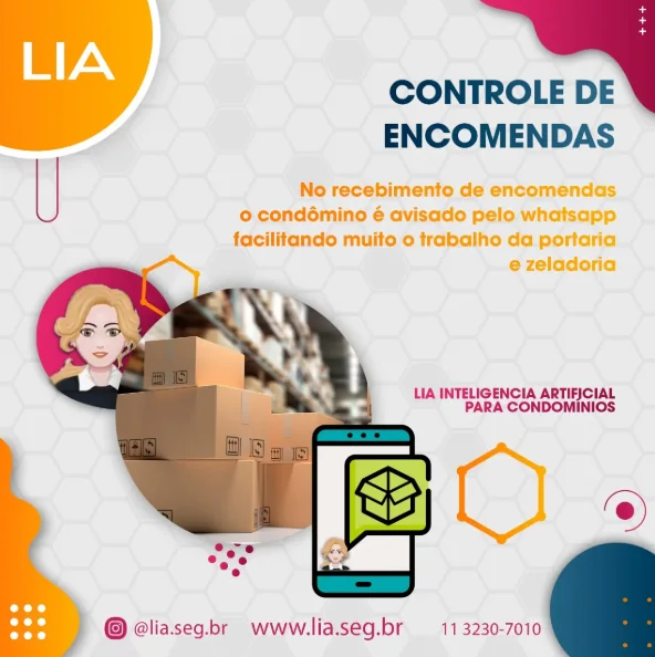 Arte criada para Lia Seguros