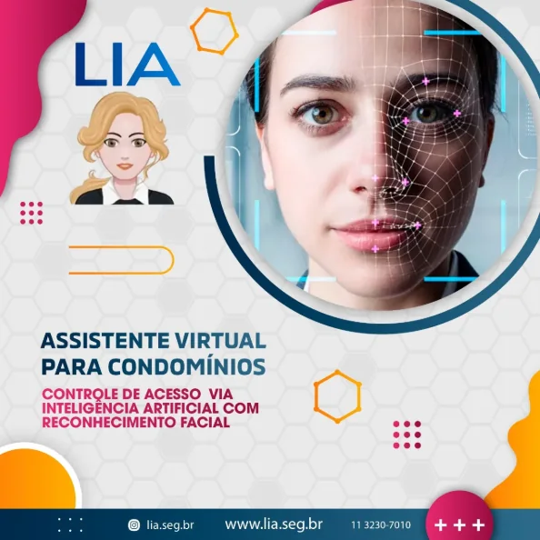 Arte criada para Lia Seguros